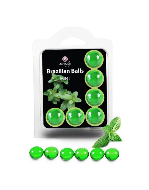 6 Brazilian Balls Menthe 3386-8 6 Brazilian Balls Menthe 3386-8