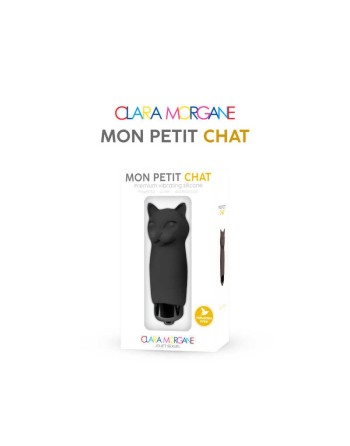 Mini vibromasseur Mon petit chat Clara Morgane - Noir