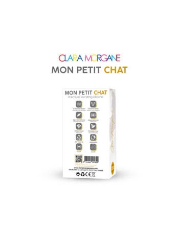 Mini vibromasseur Mon petit chat Clara Morgane - Noir