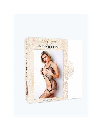 Le numéro 4 bodystocking Clara Morgane - Noir