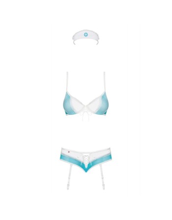 834-CST-6 Costume Infirmière - Bleu