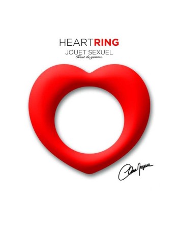 Heart ring - Anneau a effet retardant - Rouge