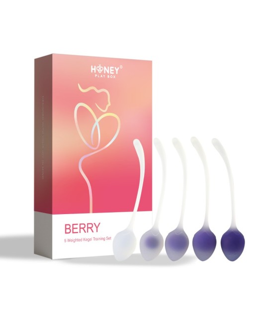 Berry - Set de 5 Boules de geisha - Prurple Berry - Set de 5 Boules de geisha - Prurple